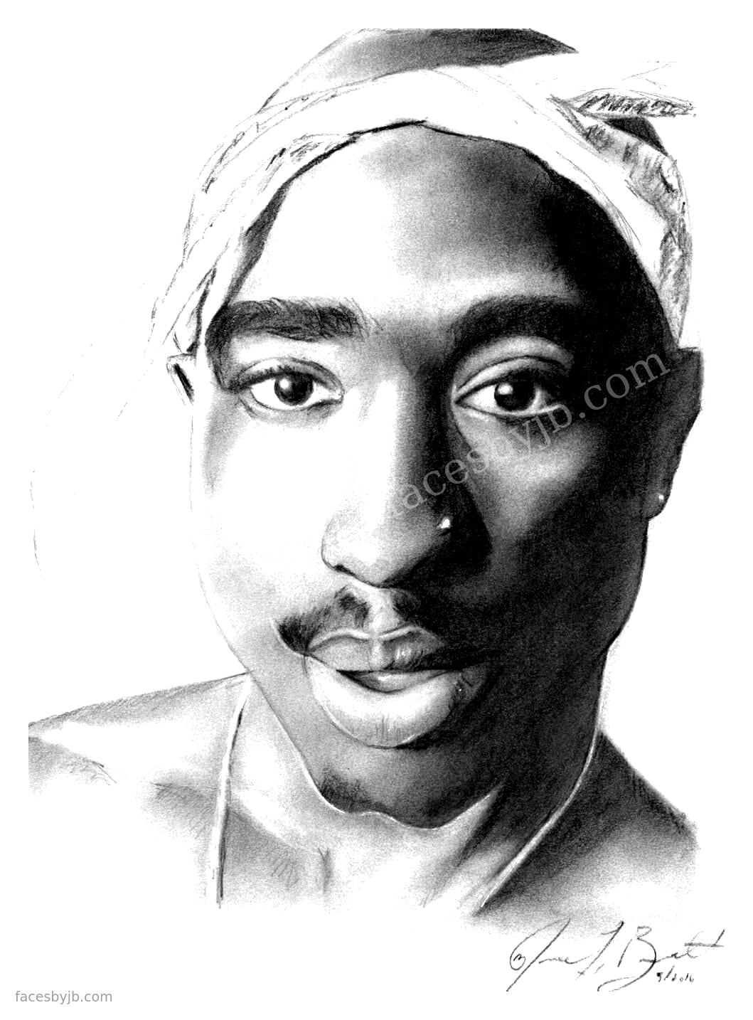 Tupac Shakur — Digital Print
