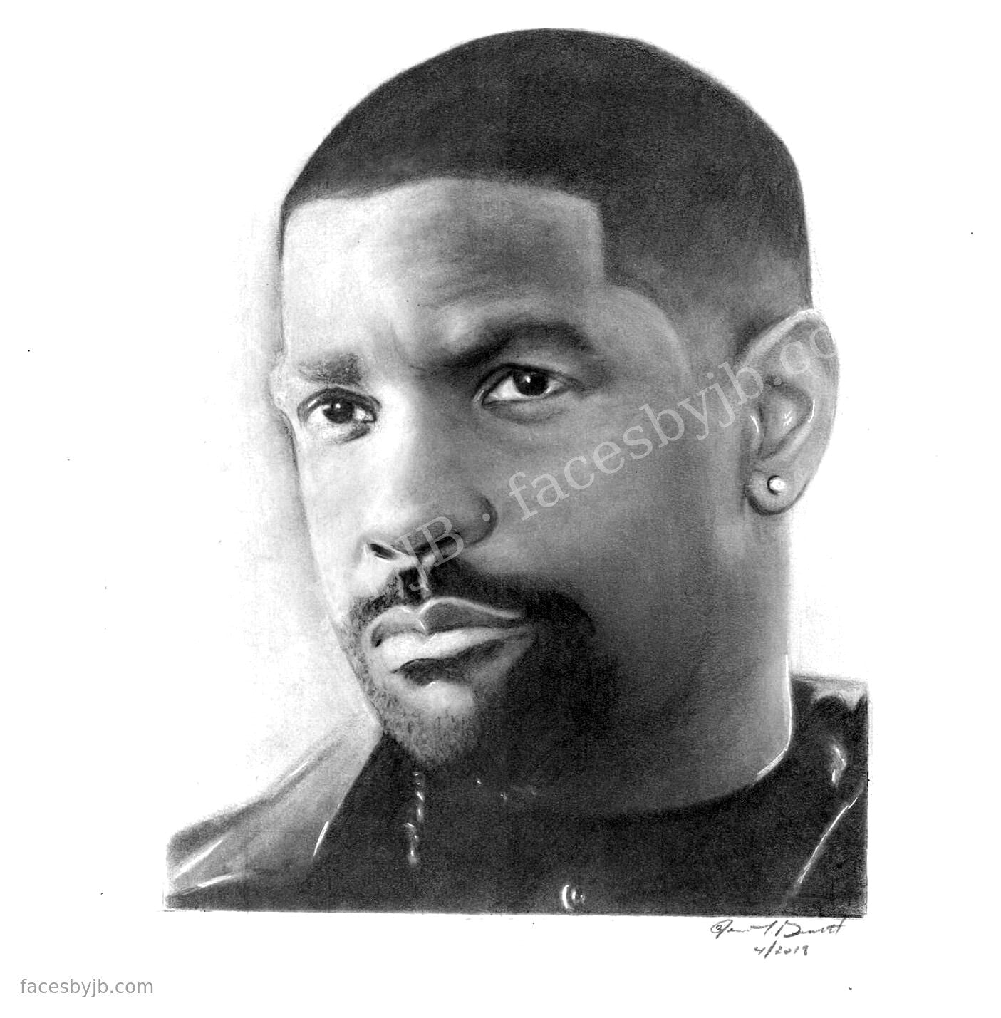 Denzel Washington — Digital Print