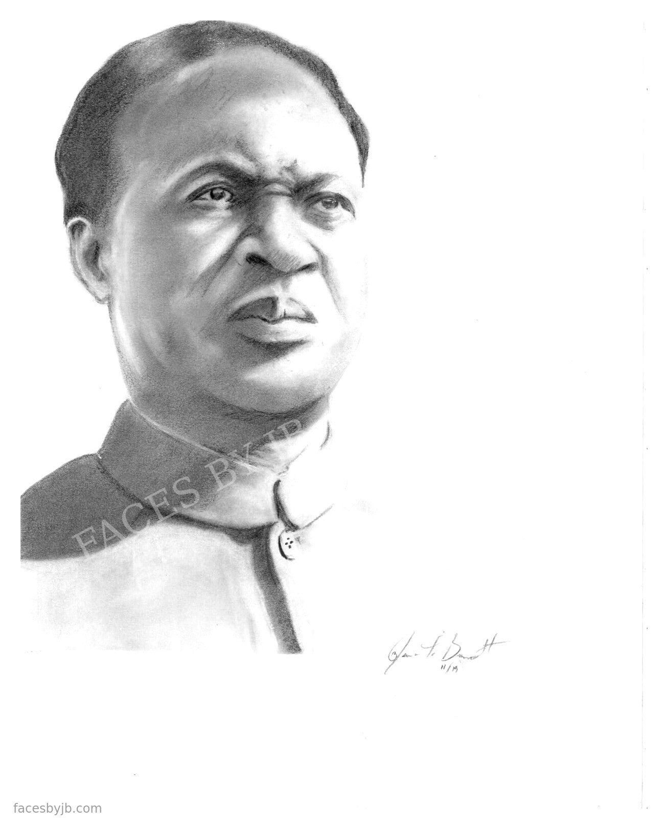 Kwame Nkrumah — Digital Print