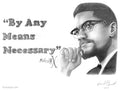Malcolm X (Fourth Study) — Digital Print