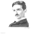 Nikola Tesla — Digital Print