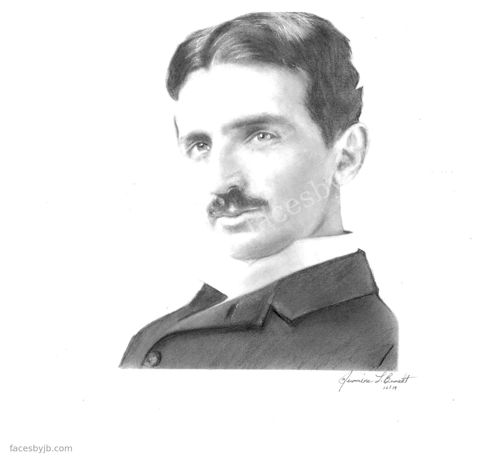 Nikola Tesla — Digital Print