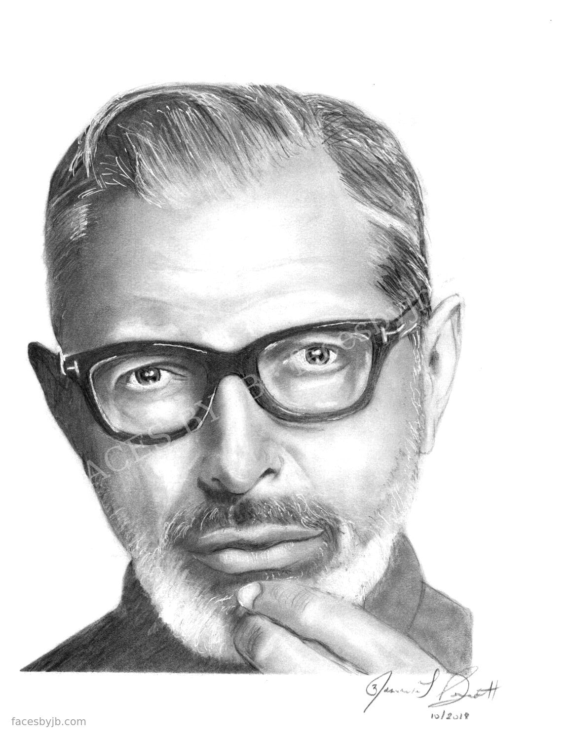 Jeff Goldblum — Digital Print