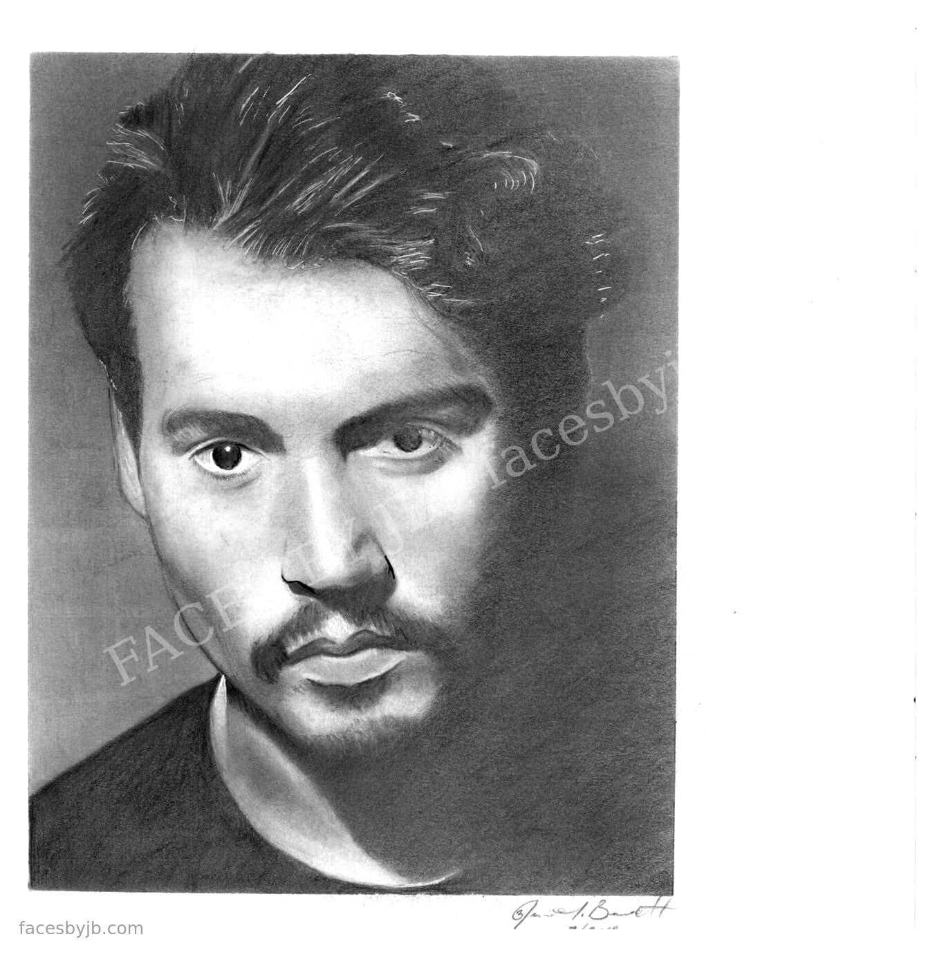 Johnny Depp — Digital Print