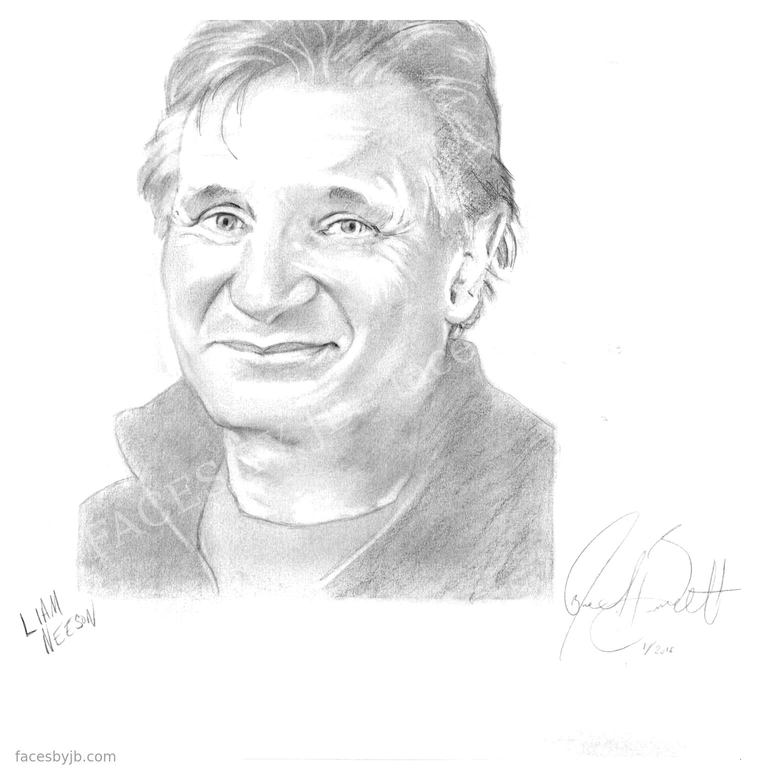 Liam Neeson — Digital Print