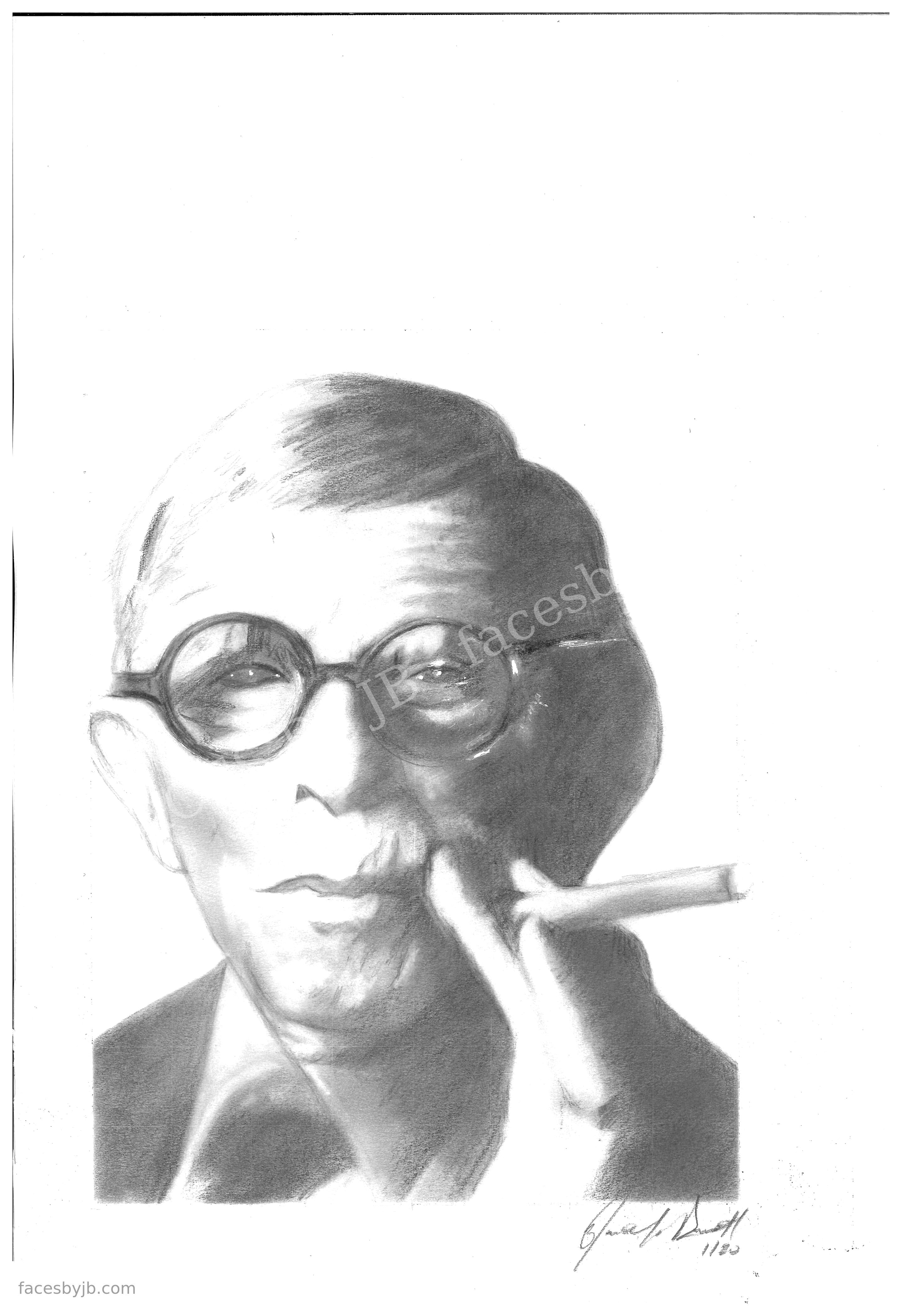 George Burns — Digital Print