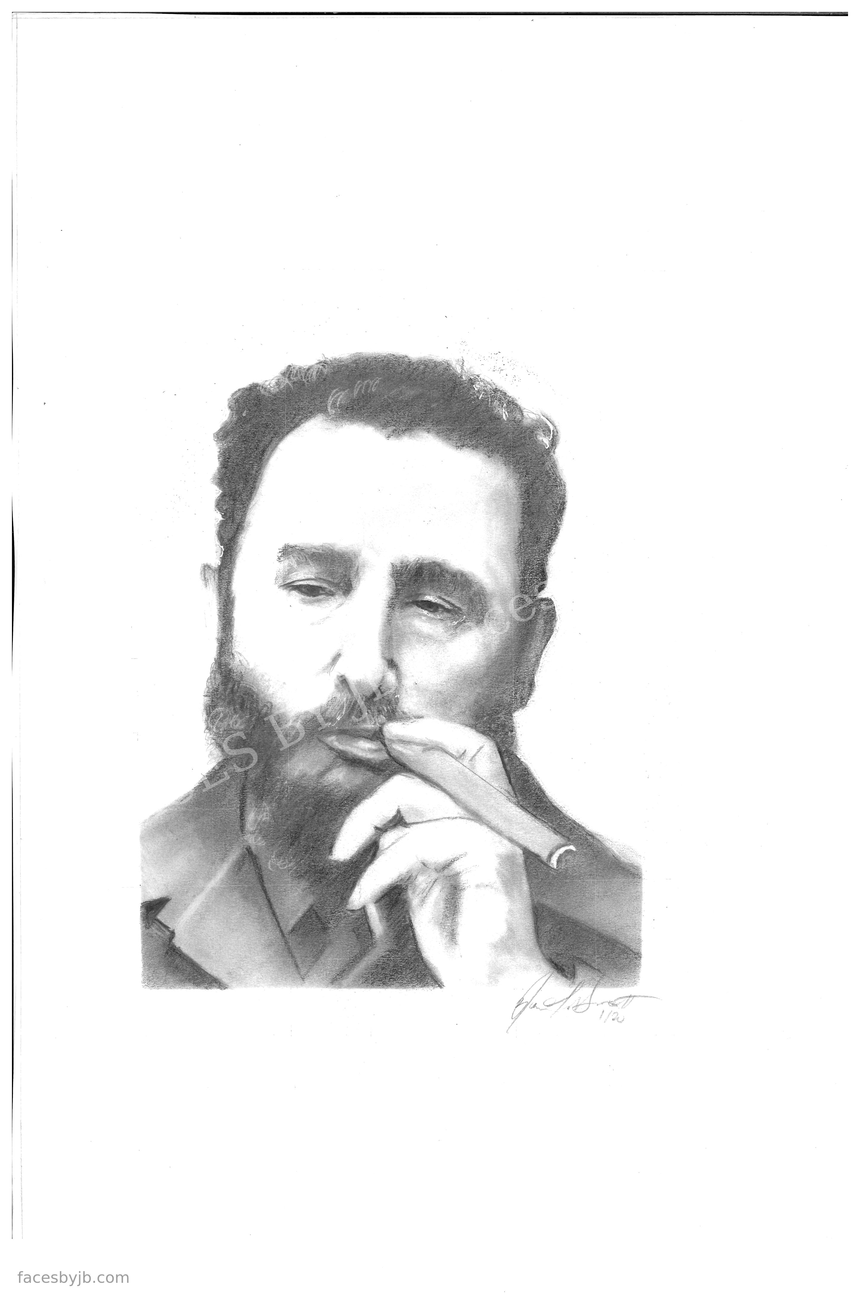 Fidel Castro — Digital Print