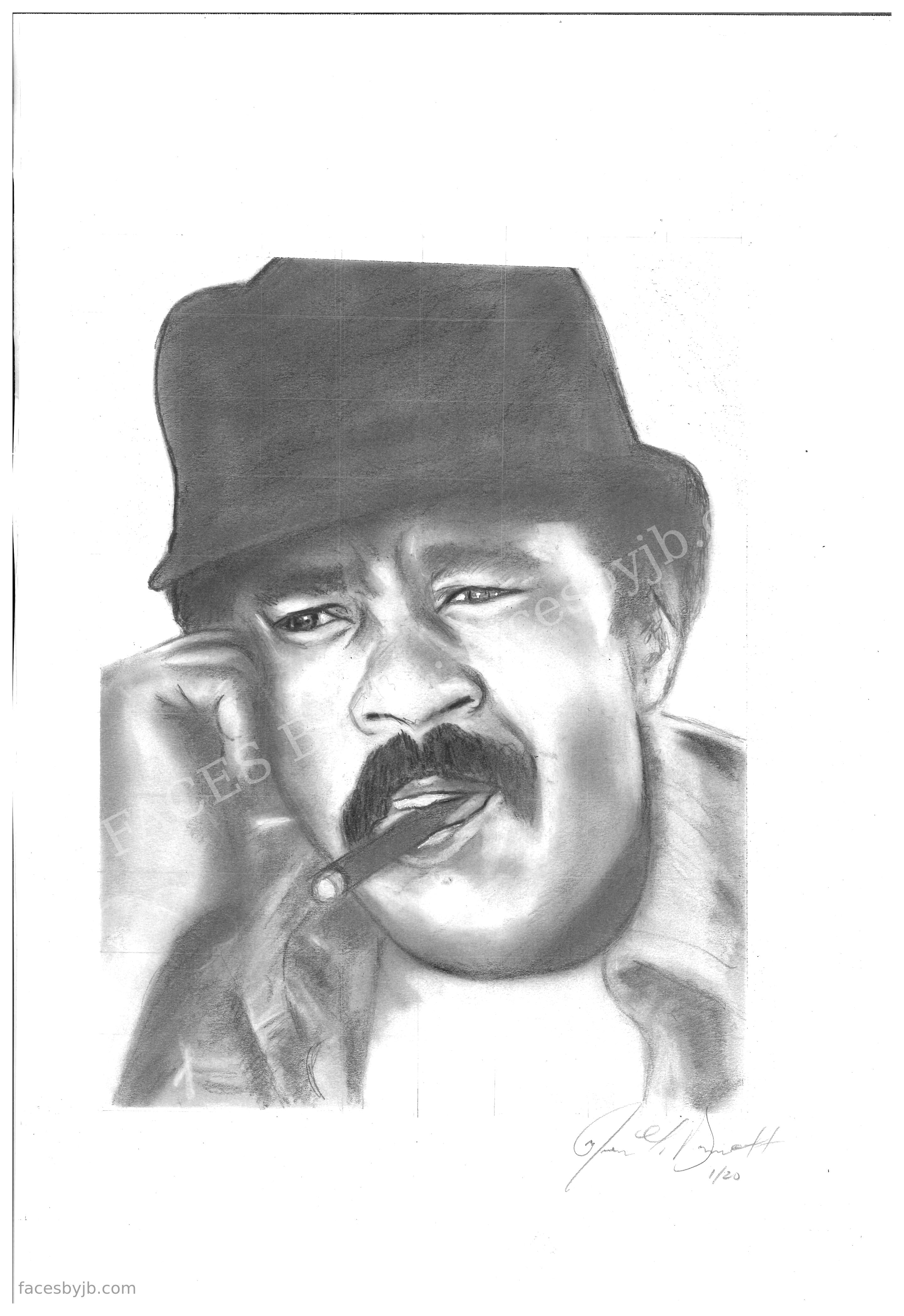 Richard Pryor (Second Study) — Digital Print