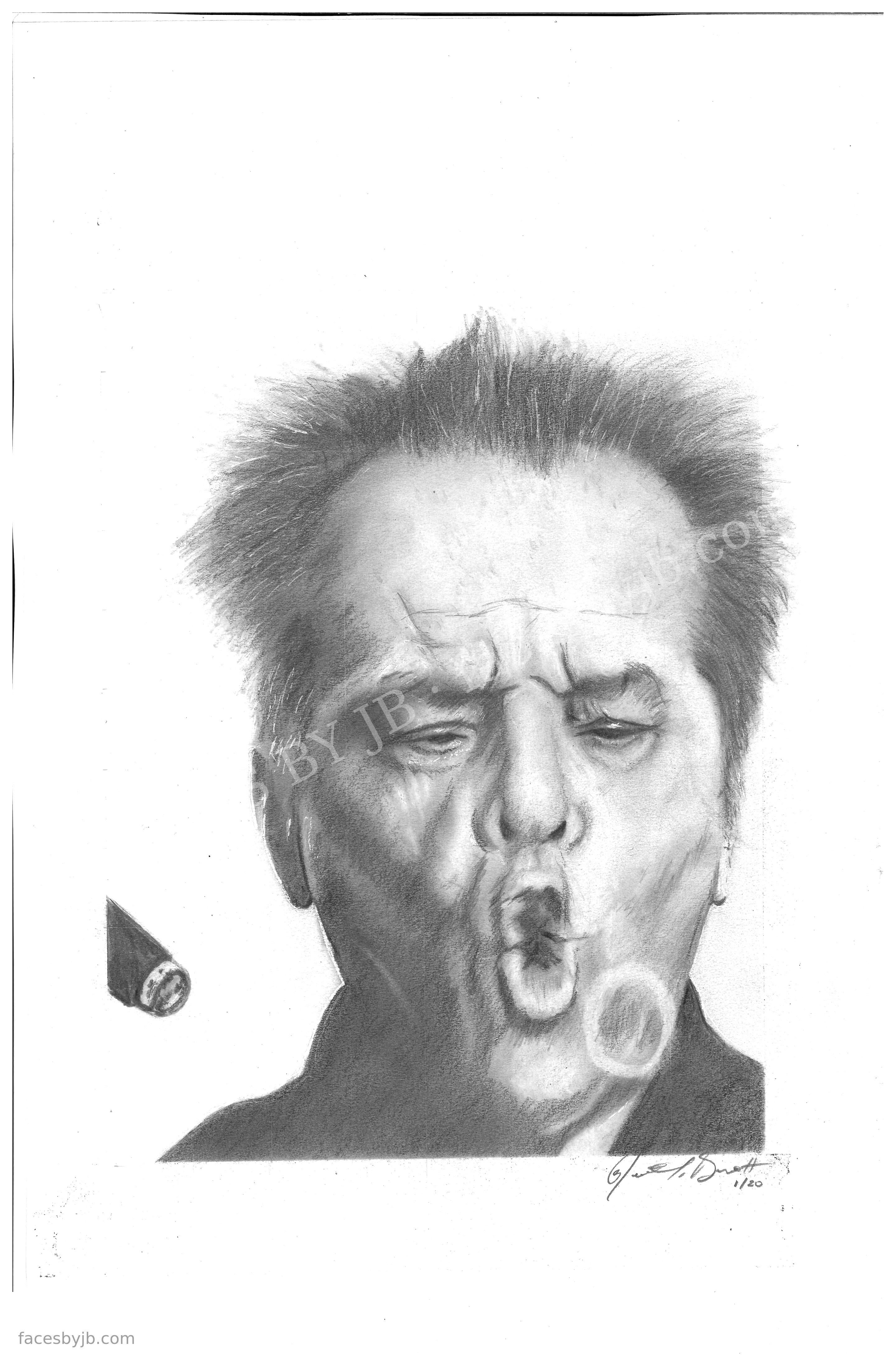 Jack Nicholson — Digital Print
