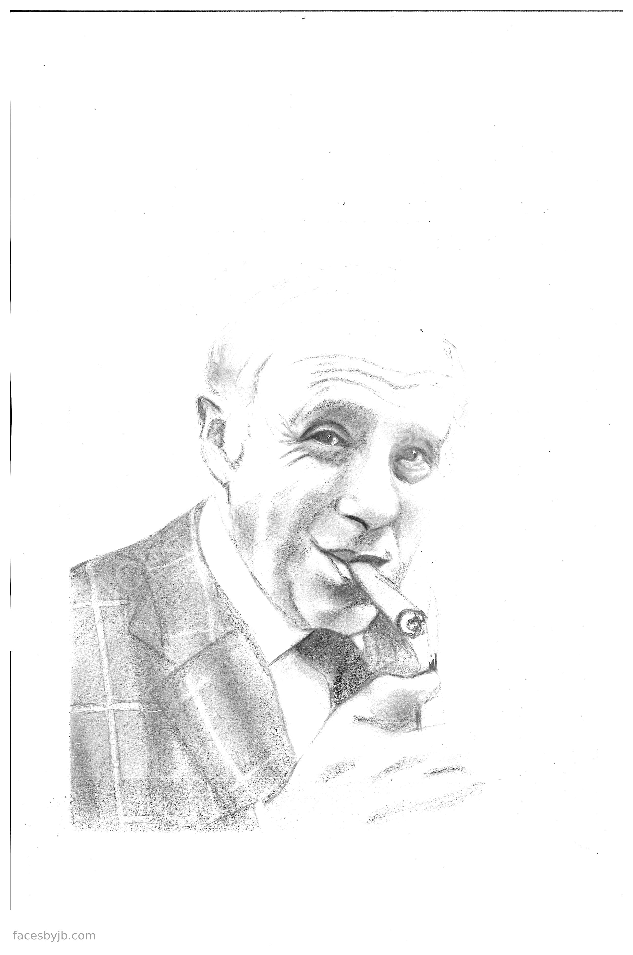 Red Auerbach — Digital Print