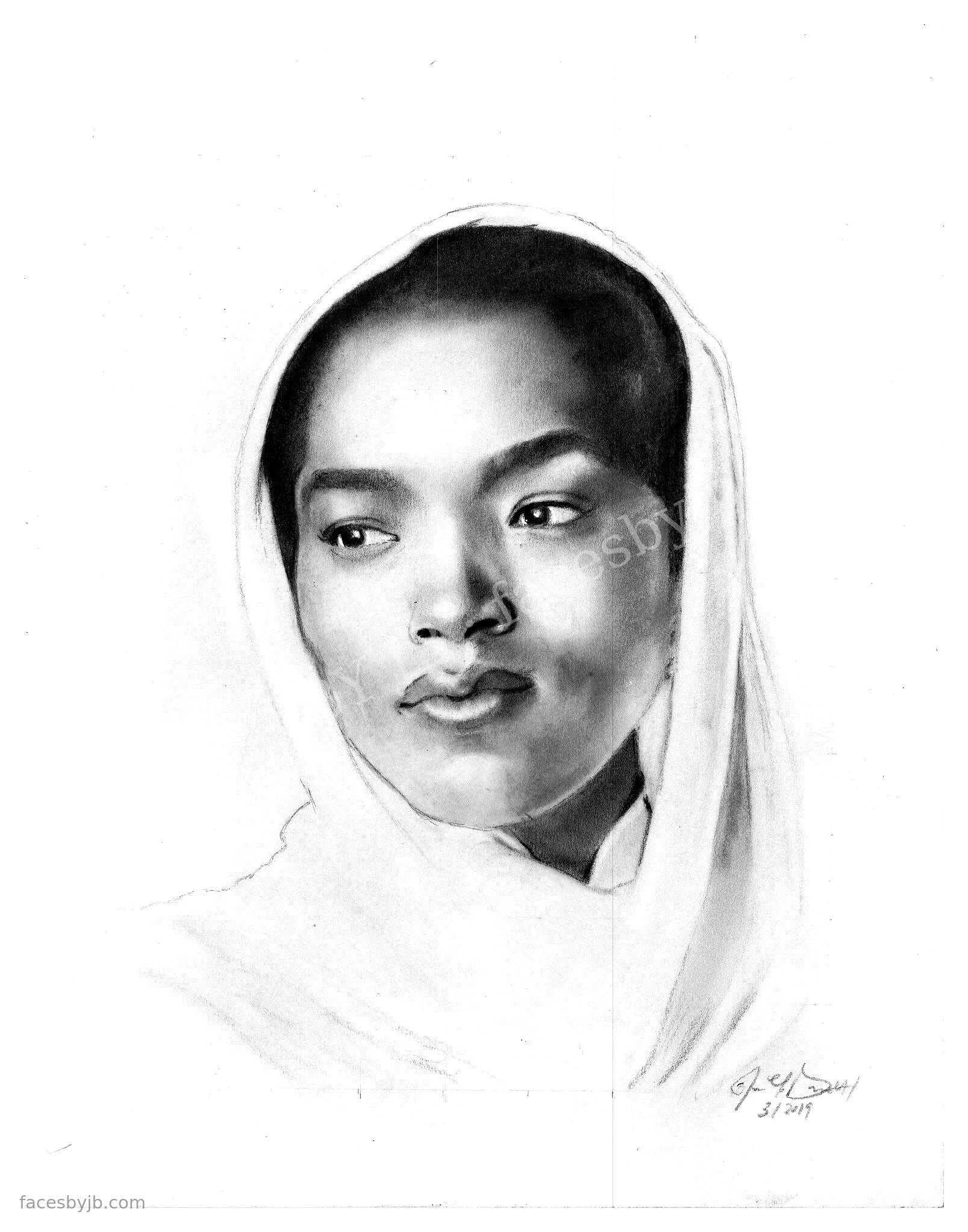 Angela Bassett — Digital Print