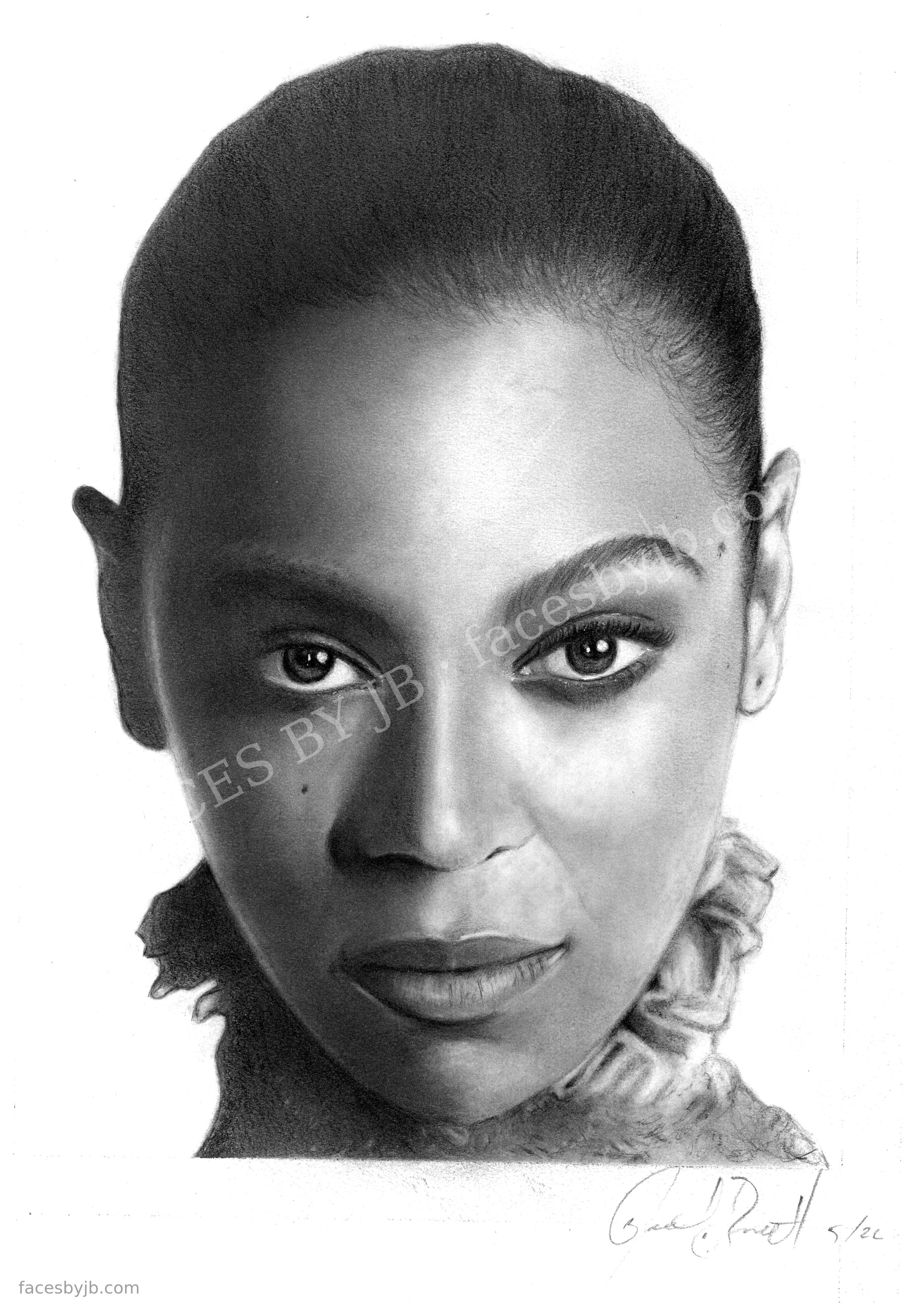 Beyonce (Third Study) — Digital Print
