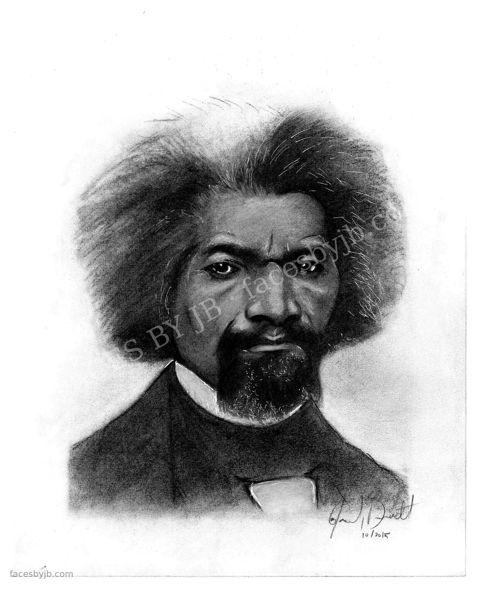 Frederick Douglass (Second Study) — Digital Print