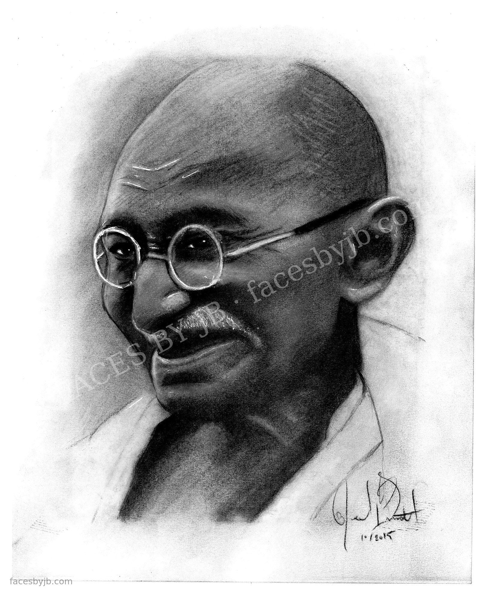 Mahatma Gandhi — Digital Print