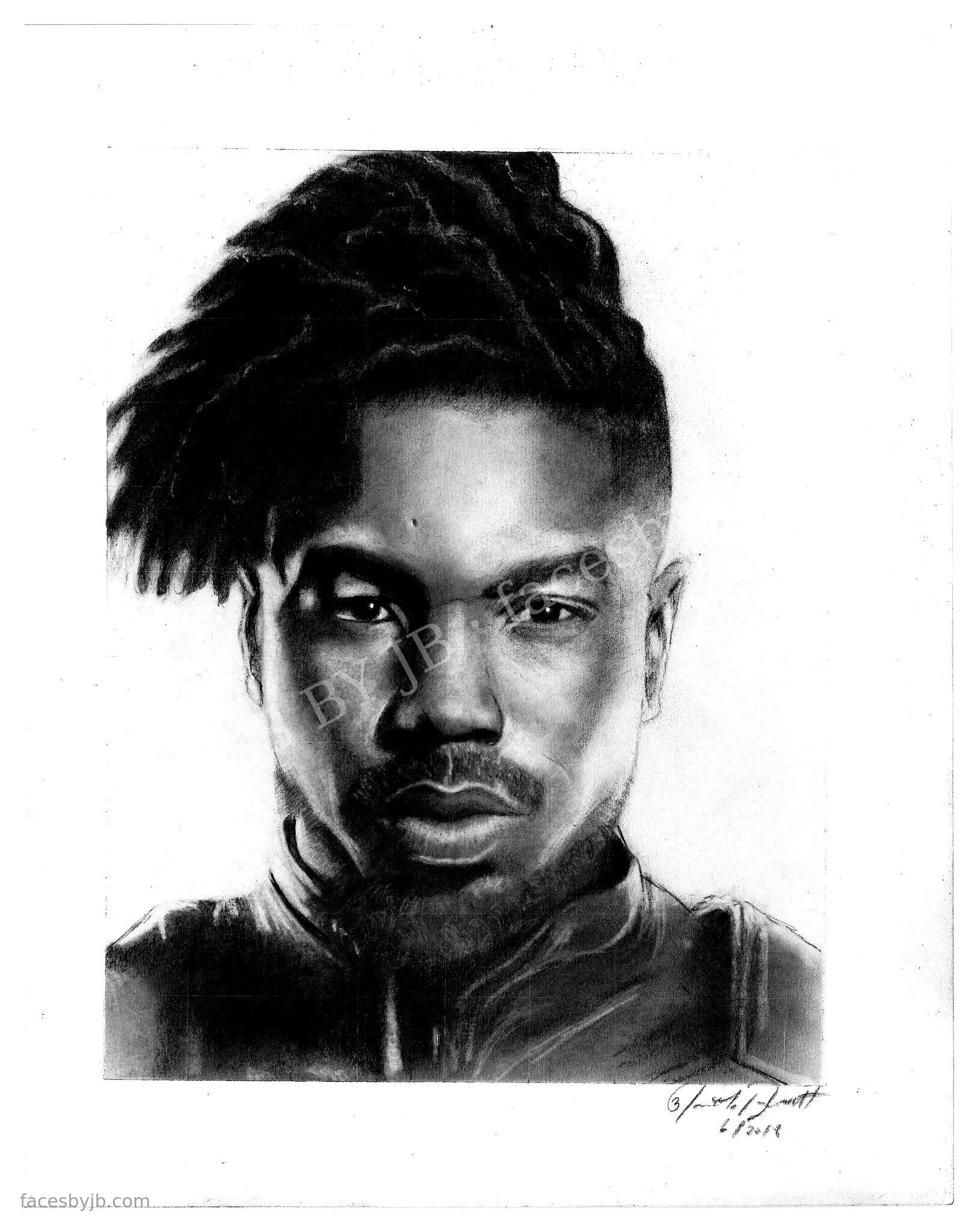 Michael B. Jordan — Digital Print