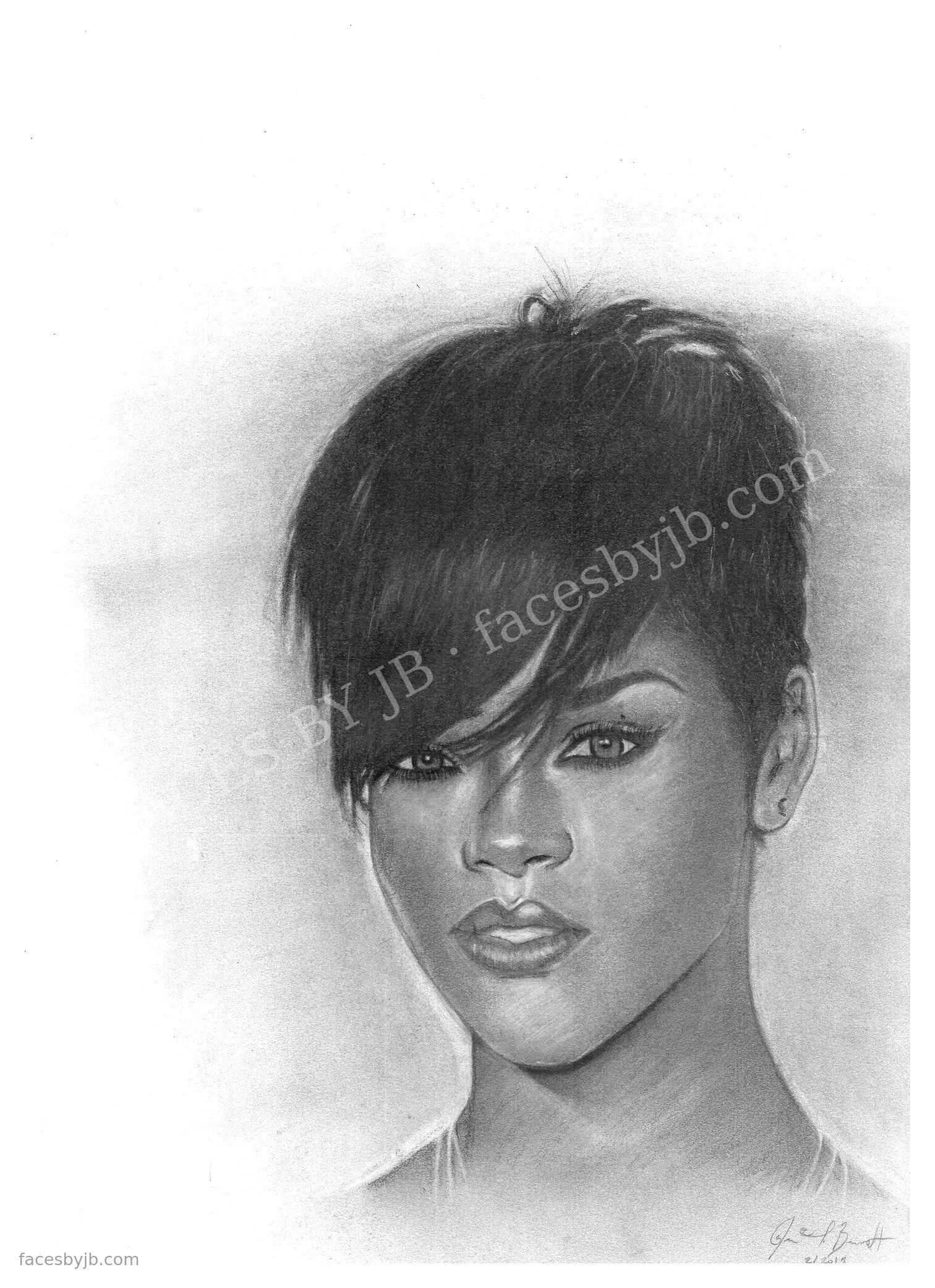 Rihanna (Second Study) — Digital Print